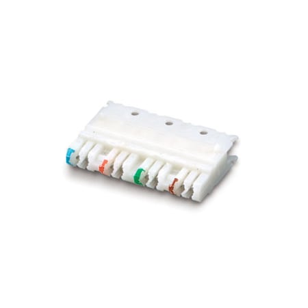 RJ JACK AND MODULE CAT6 110 CLIP C4 (10PK)